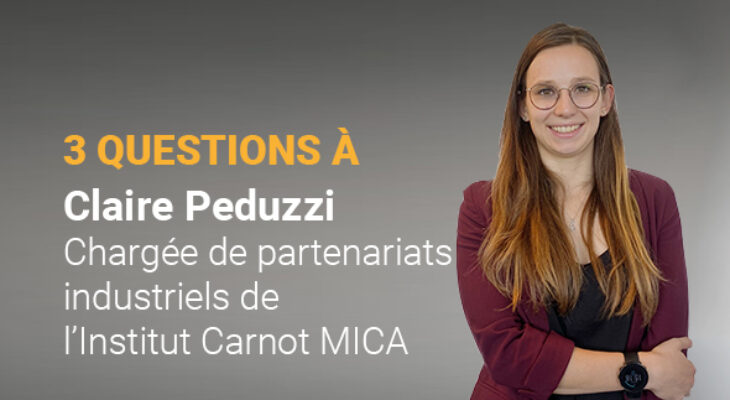 3 questions à Claire Peduzzi : la recherche partenariale