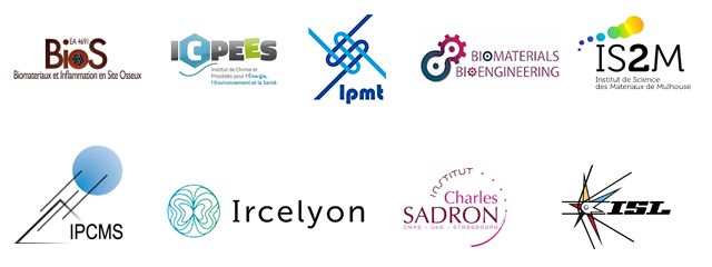 Logos des laboratoires membres de MICA