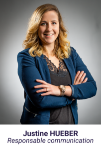 Portrait Justine Hueber Responsable communication